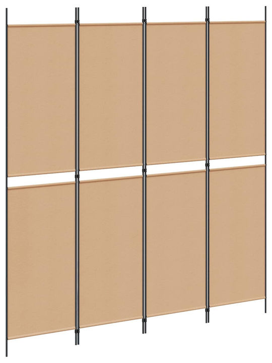 vidaXL Raumteiler Stoff 200x220cm