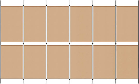 vidaXL Raumteiler Stoff 300x180cm