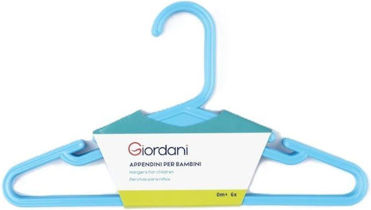 Giordani Παιδική Κρεμάστρα Ρούχων Μπλε BD45161B 6τμχ