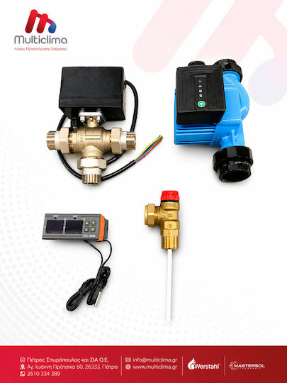 Accesorii Kit Circuit Vas Deschis Șemineu Energetic Calorifer Werstahl