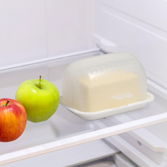 Butterdose Kunststoff Weiß 1pcs