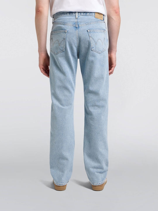 Made In Japan Men's Jeans Pants With Regular Straight Fit Blue Light Used
