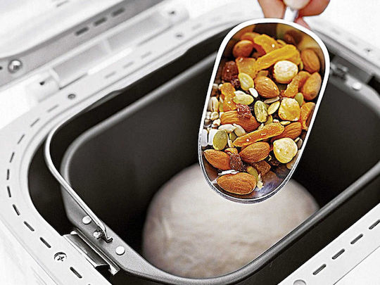 Beper Bread Maker 550W with Container Capacity 900gr and 12 Baking Programs