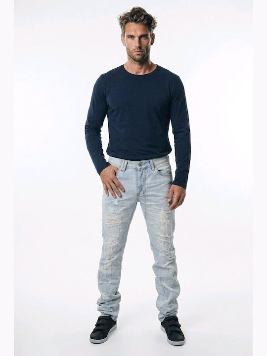 Men's Blue Jeans Pants A-PANTELONIA-342-E29(J322)