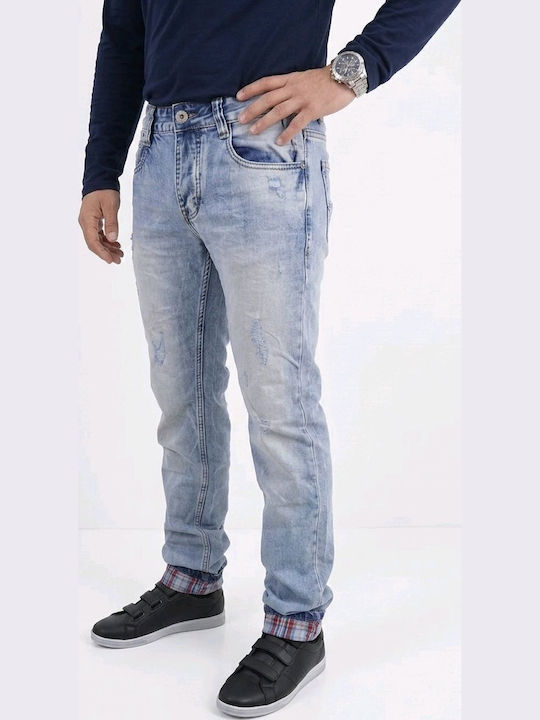 Men's Blue Jeans Pants A-PANTELONIA-341-IT01(J322)