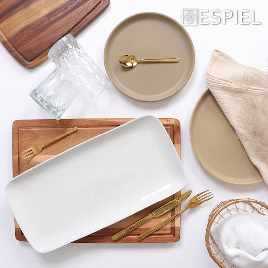 Espiel Fruit Bowl Metallic Gold 25x17x9cm