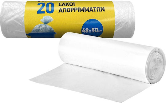 24home.gr Trash Bags 48x50cm White
