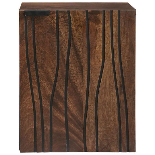 vidaXL Wardrobe Bathroom Cabinet L38xW33.5xH48cm Brown