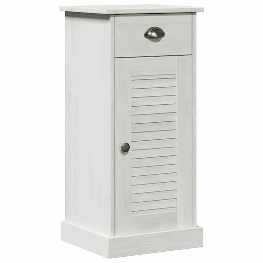 vidaXL Wall Hung Cabinet Bathroom Column Cabinet L37xD34xH150cm Brown