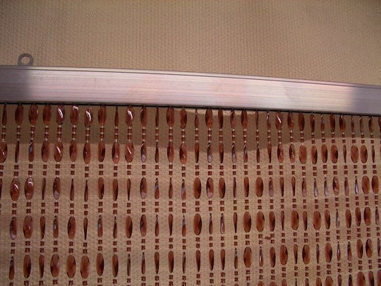 Sidirela Crystal Plastic Door Curtain Multicolour 100x220cm Ε-0295