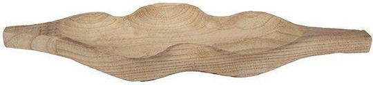 Platou Decorativ Din Lemn Bej 64x23x5.5cm