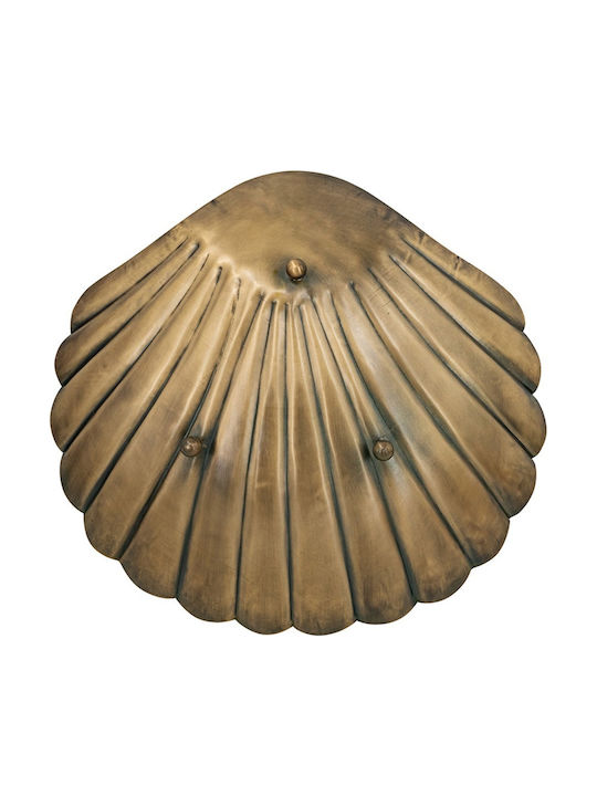 Artekko Solis Decorative Platter Metallic Gold 31.5x26.5x6cm