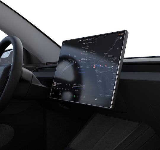 Spigen Tesla Ez Fit Anti Glare Mattes Displayschutzfolie Schwarz Tesla Model Y L 2026 Agl10819