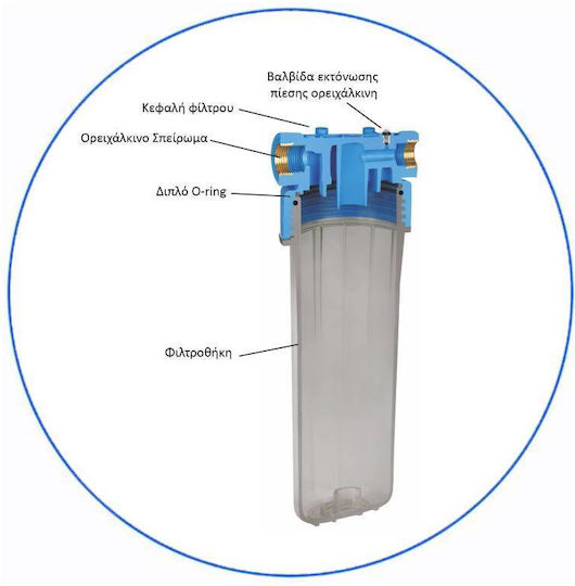 Aqua Filter Μονή Κεντρικής Παροχής Διατομής ½" Aqua Filter Μονή Κεντρικής Παροχής Διατομής ½"
