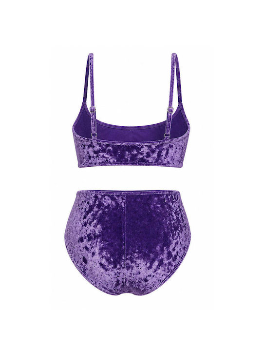 Lila Bustier Für Pole Dance