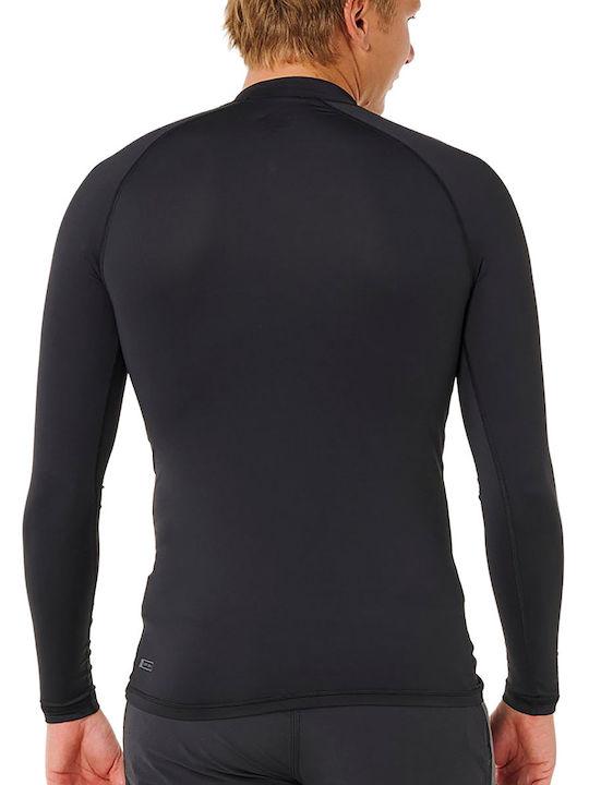 Rip Curl Upf Αντηλιακή Μπλούζα Μαύρη
