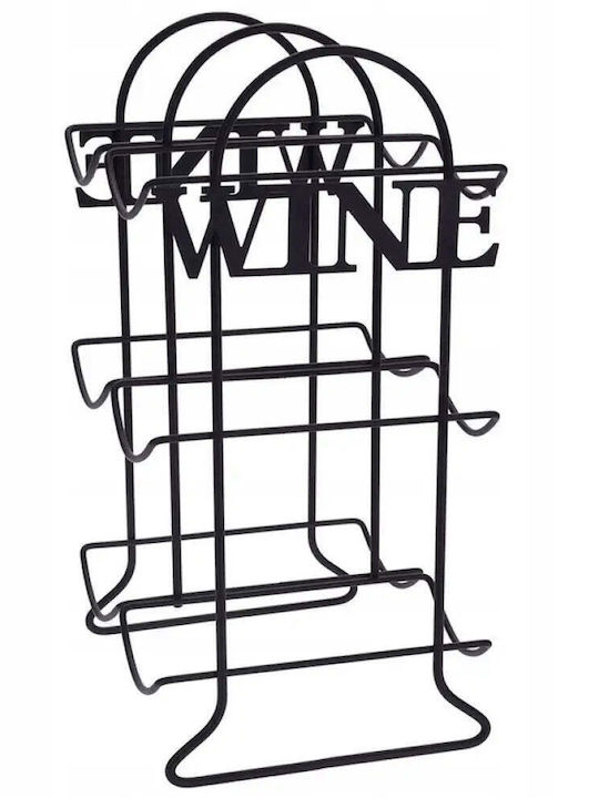 Excellent Houseware Weinregal Metallisch Schwarz C80621370 Excellent Houseware Weinregal Metallisch Schwarz C80621370