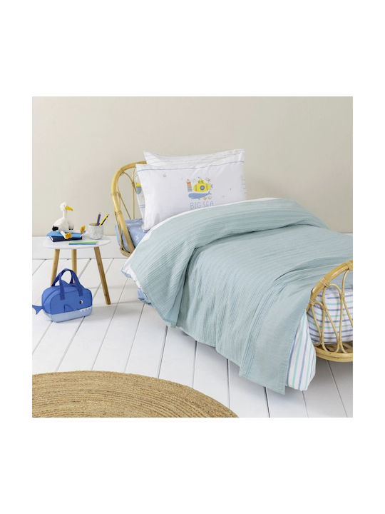 Nima Blanket Dune Blue 160x160cm