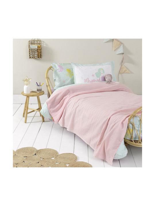 Nima Κουβέρτα Dune Pink 160x160εκ.