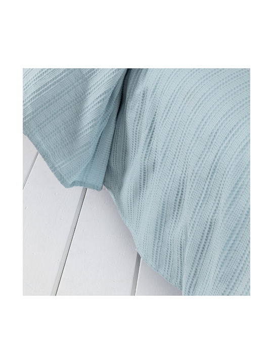 Nima Blanket Dune Blue 160x160cm