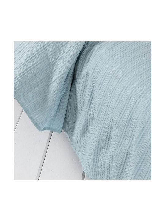 Nima Blanket Dune Blue 160x160cm
