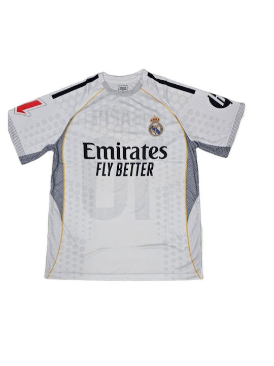 Football Jersey Mbappe Real Madrid 2025-2026 White Balón De Oro White Unisex Ab76345