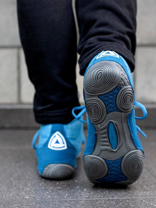Combat Sport Wrestling Shoes Blue