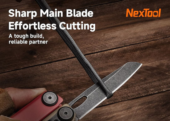 NexTool Multitool mit Verriegelungsmechanismus in Scheide