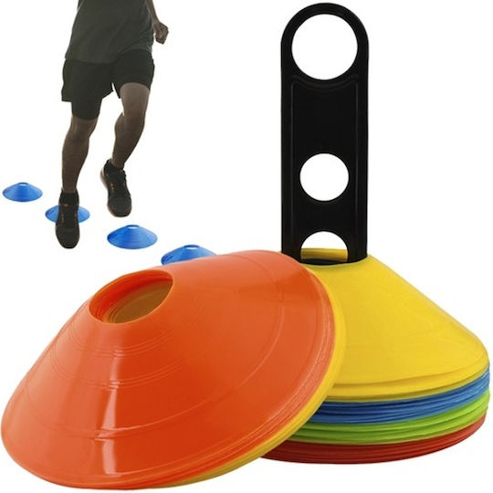 Set 50 Cone-type Markers Sports Training