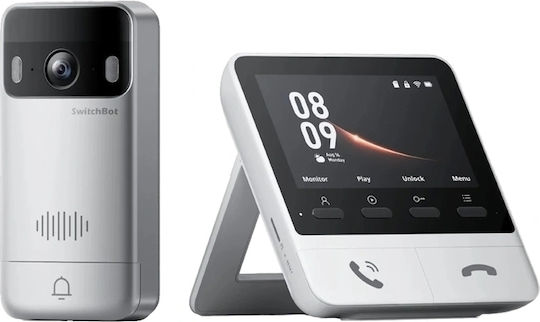 Switchbot Wi-Fi Video Intercom Set Compatible with Alexa White