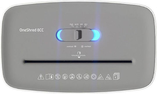 HP Унищожител на Документи Micro Cut 8 Листа с Контейнер 15л