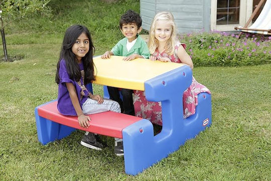 Primary Σετ Παιδικό Τραπέζι με Καρέκλες Κόκκινο Little Tikes