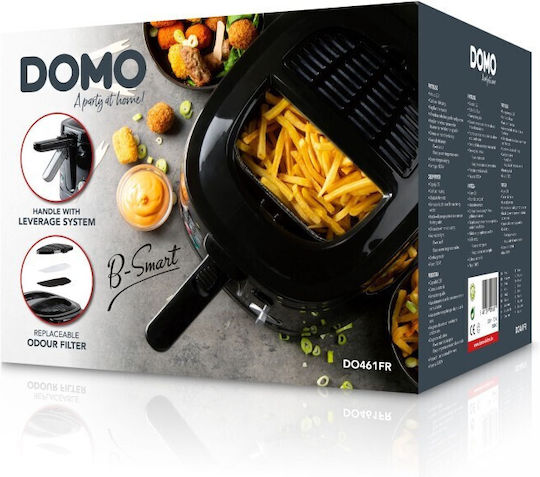 Domo DO461FR Friteuză 2.5lt Neagră