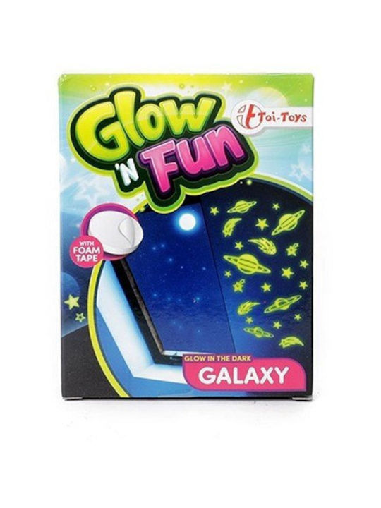 Toi-Toys Autocolant Decorativ pentru Copii Perete Fluorescent 9x12buc