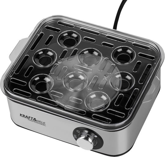 Kraft & Dele Яйцеварка 8 Места 500W Сив