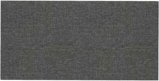 vidaXL Fabric Bed Headboard Gray 60x30cm