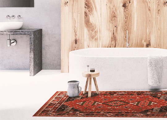 Tulup Covor de Bucătărie Rectangular Impermeabil Maro 100x150cm