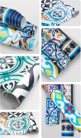 Tulup Ορθογώνιο Χαλάκι Κουζίνας Αδιάβροχο Καφέ 60x90εκ.
