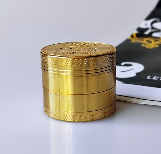 Τρίφτης Καπνού 38mm Grinder Gold