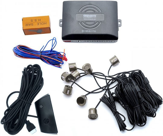 Einparts Senzoare De Parcare 8 Senzori Display Auto Universal
