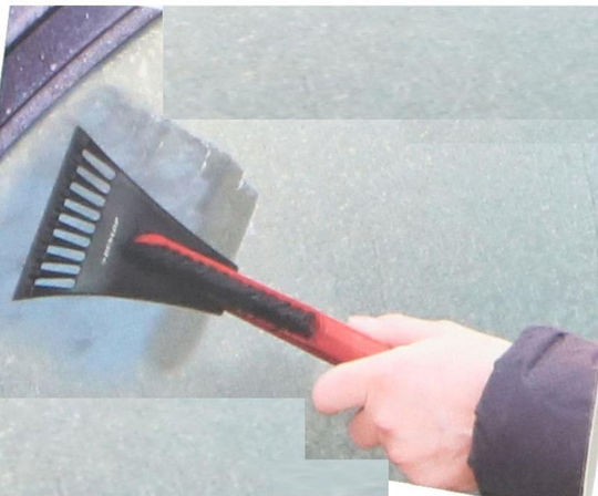 2-in-1 Autoscheibenkratzer Mit Bürste 31cm Dunlop Weiße