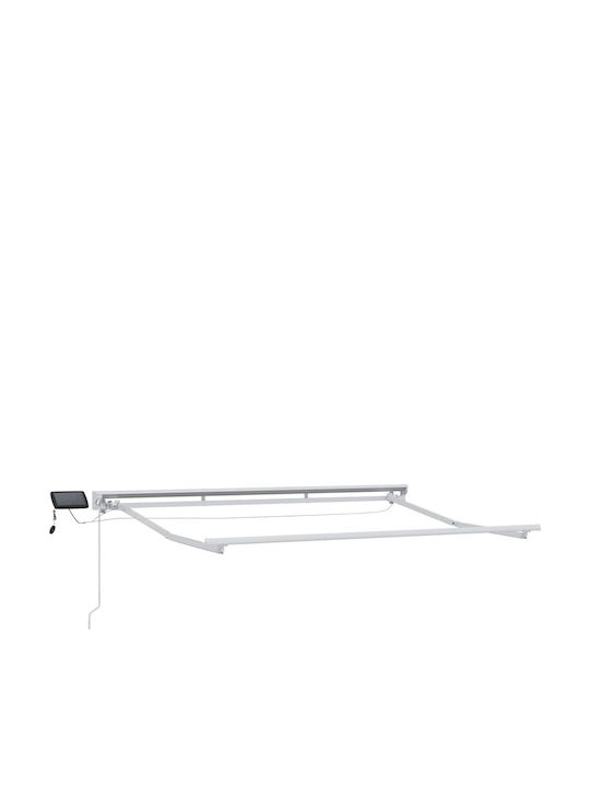 vidaXL Cort Terasă Galben Cu LED 3x2m