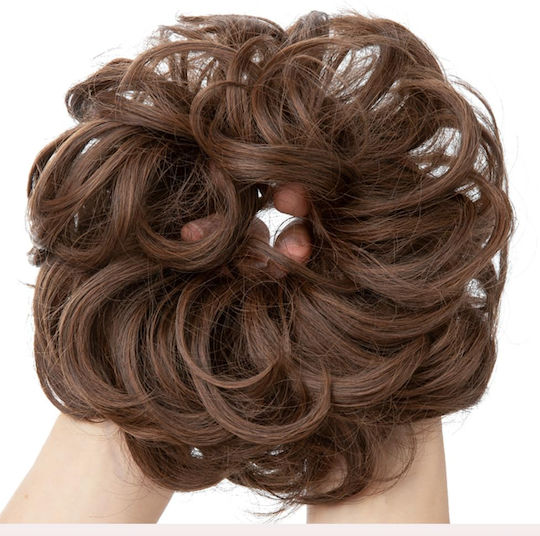 Synthetisches Haar Synthetische Clip-in Dutt Pferdeschwanz Wellig Braune