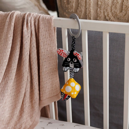 Babyono Hanging Cot and Stroller Toy Mouse for Newborns
