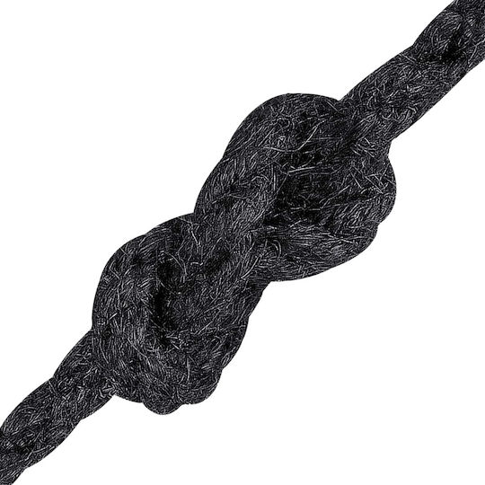 Jute Rope 6 Black 100% Jute Tossa 42011605 Black
