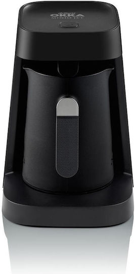 Arzum Okka Minio Jet OK0017-0500 Mașină De Cafea Grecească 400W Cu Memorie Internă 375ml Crom
