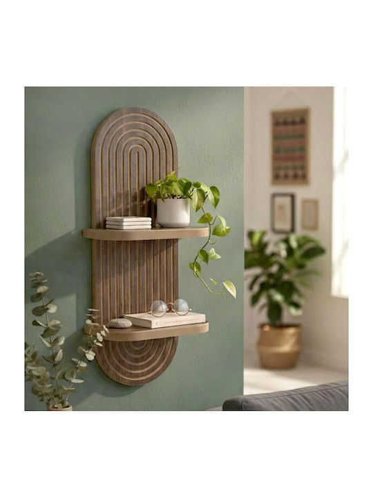 Ράφι Τοίχου Artwill Wenge 26x13x70εκ.