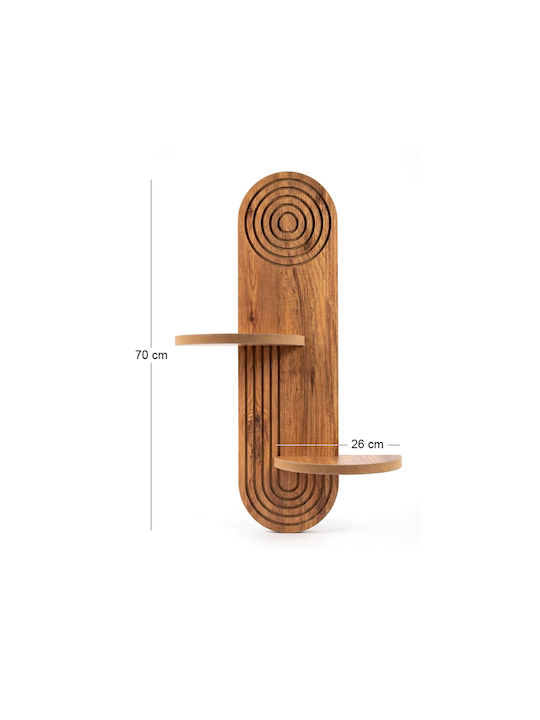 Raft De Perete Artwill Stejar 46x13x70cm GP052-0277 1