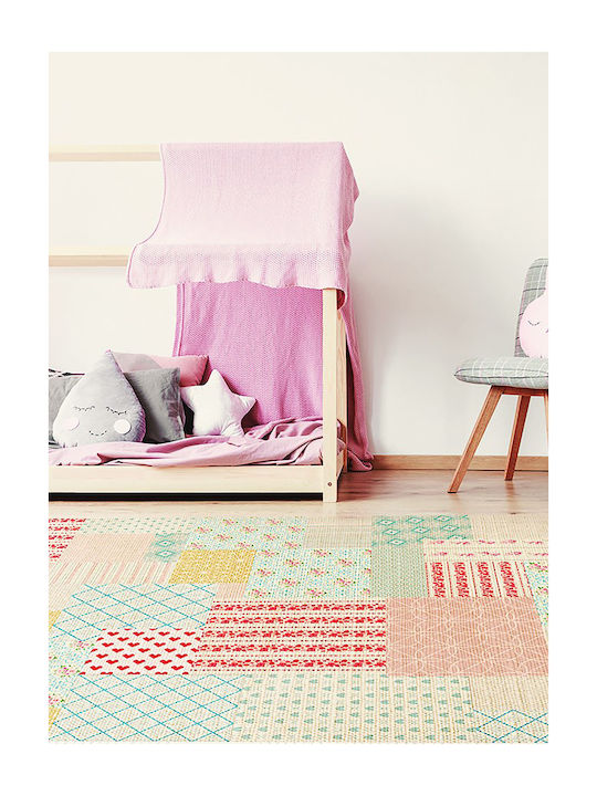 Tulup Covor de Bucătărie Rectangular Impermeabil Puzzle Colorat 150x225cm