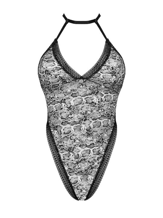 Xenita Sexy Bodysuit Schwarz